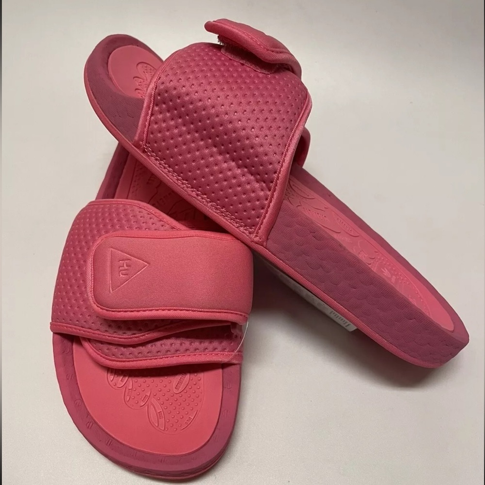 Pharrell x Adidas Boost Slide 'Semi Solar Pink, Chancletas, HU, Unisex - NWT - Picture 5 of 15